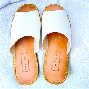 White leather Cole Haan Sandals size 10B